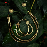 Terracotta Jewellery Set With Bracelet