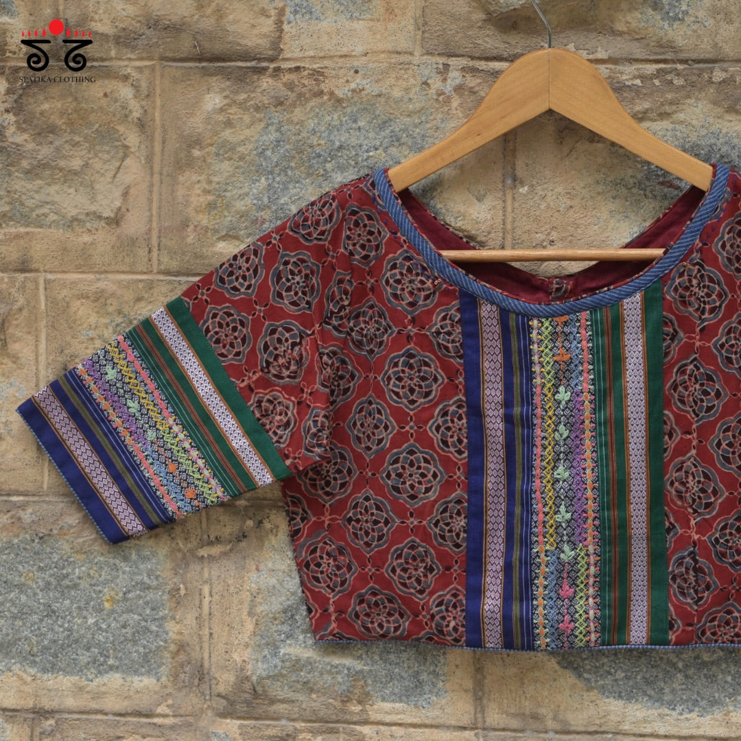Khun - Lambani - Ajrak Hand Crafted Blouse