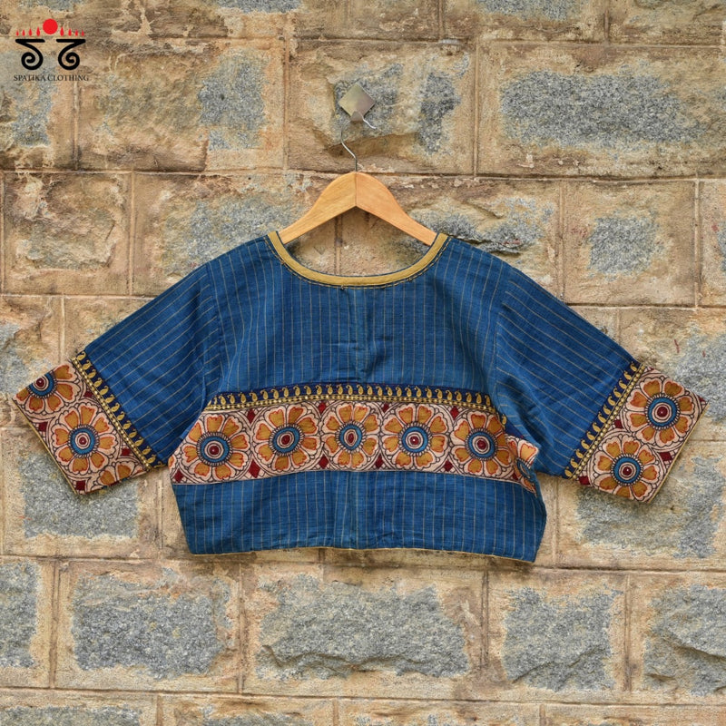 Pen Kalamkari Border Blouse