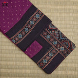 Ajrak Bandhani on Mulmul Cotton Saree