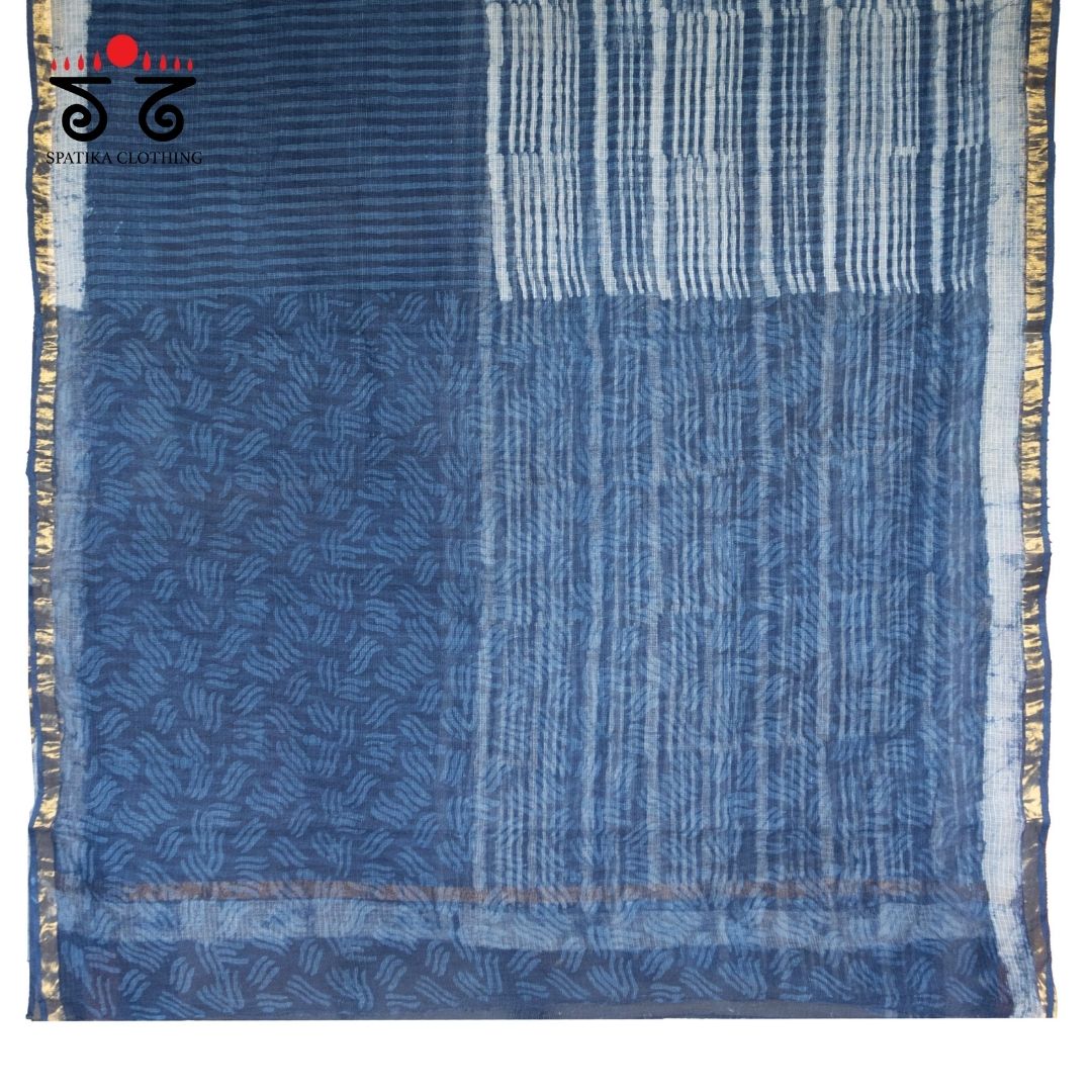 Kota Hand block printed saree