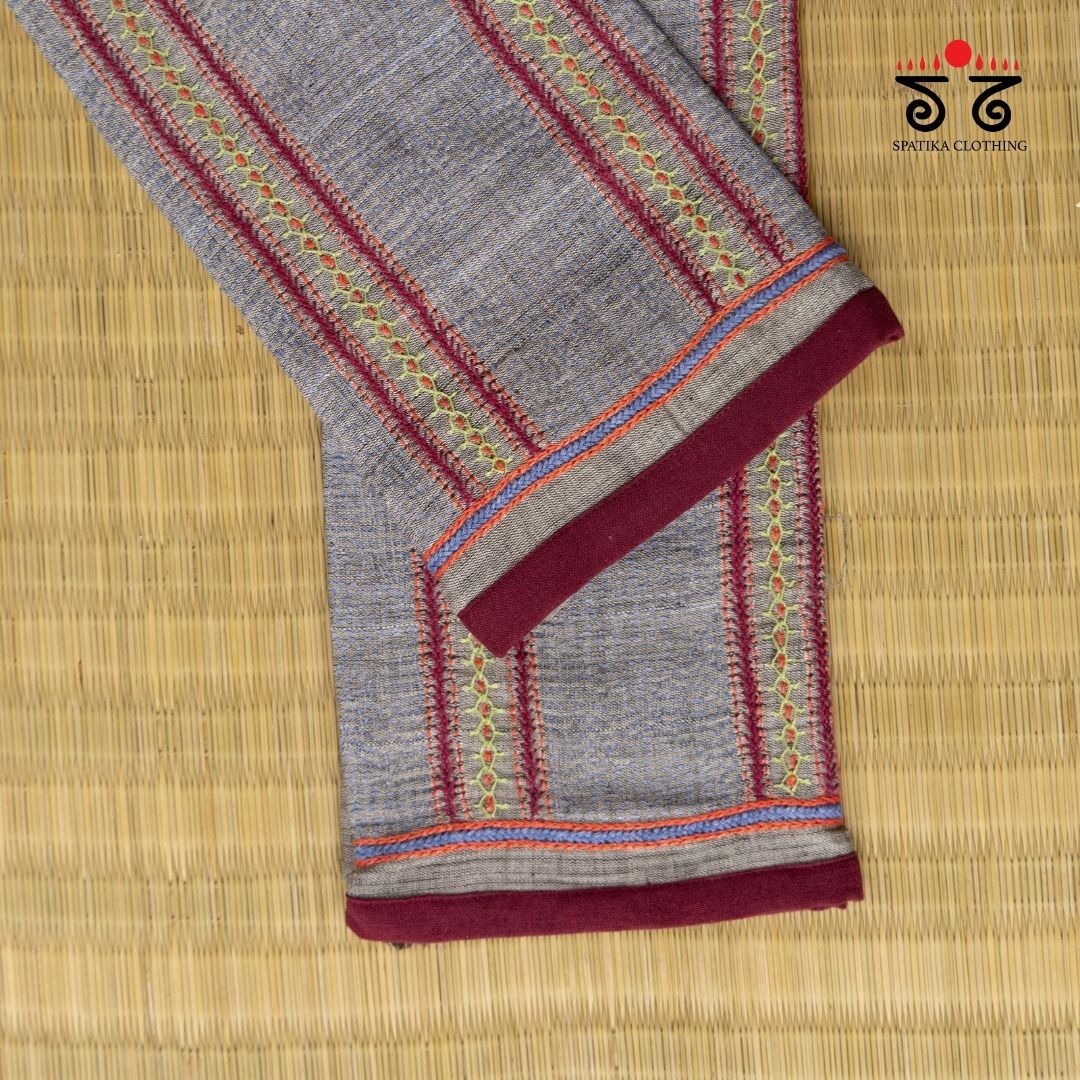 Banjara Hand Embroidered Blouse Fabric
