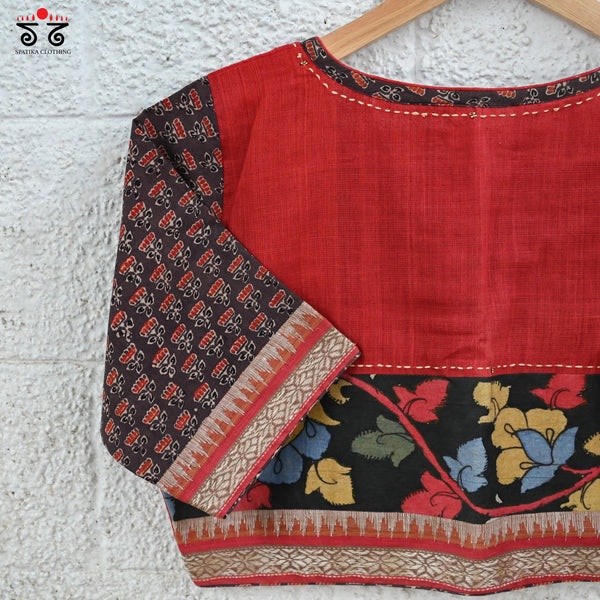 Pen Kalamkari Ponduru Blouse