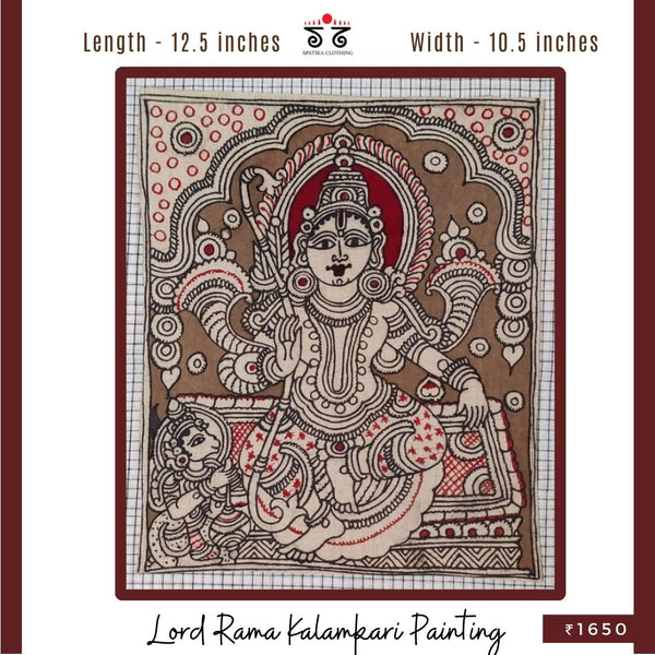 Lord Rama Pen-Kalamkari Painting