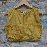 Ajrak HandBlockprint - Sleeveless Blouse