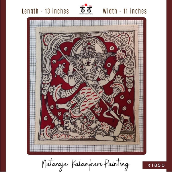 Nataraja Pen-Kalamkari Painting