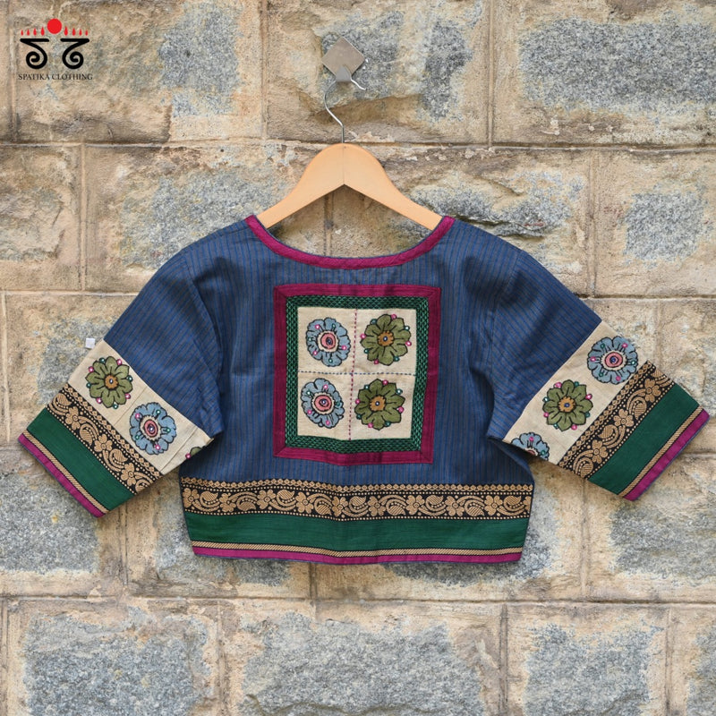 Chettinad Cotton - Pen Kalamkari Blouse