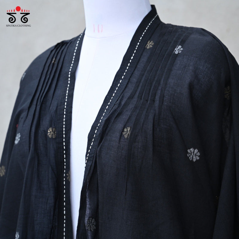 Handwoven Jamdhani Overlay