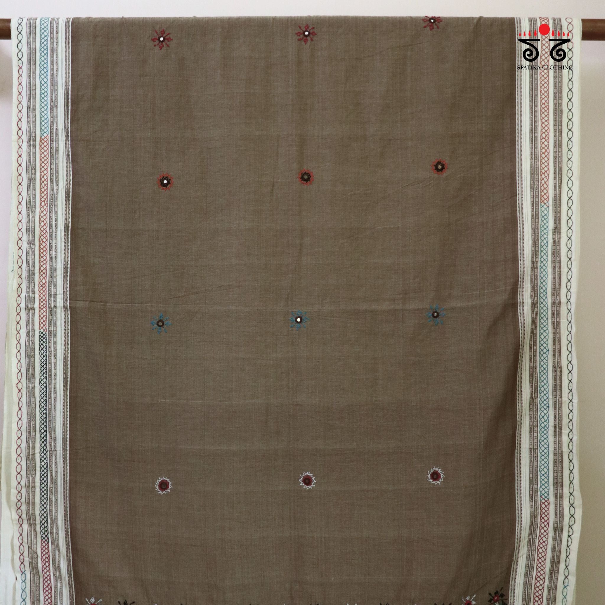 Lambani Handembroidery On ILkal Saree