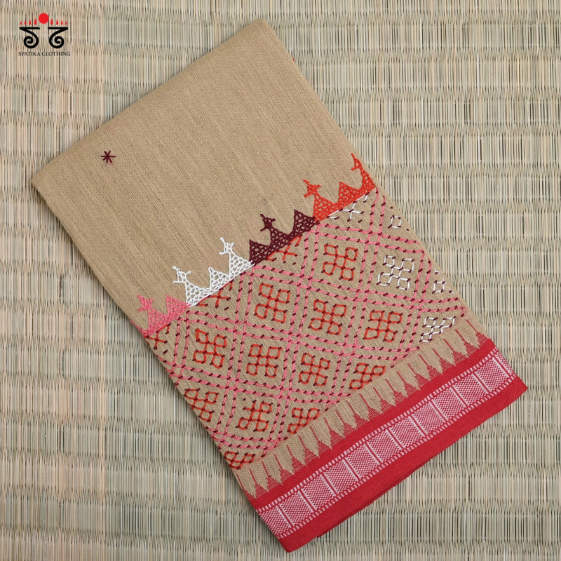 LAMBANI HAND EMBROIDERED PONDURU BLOUSE FABRIC