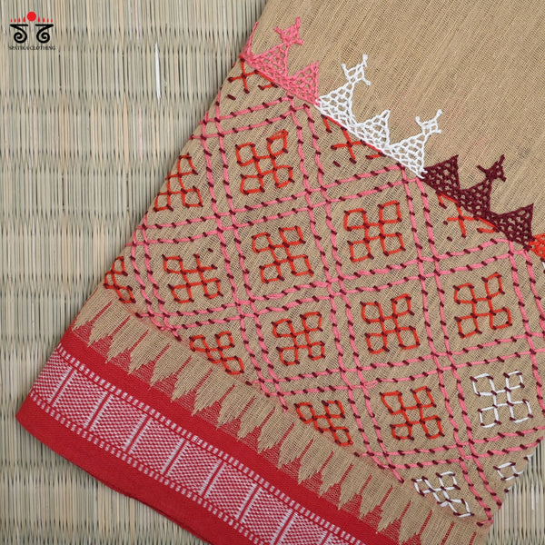 LAMBANI HAND EMBROIDERED PONDURU BLOUSE FABRIC
