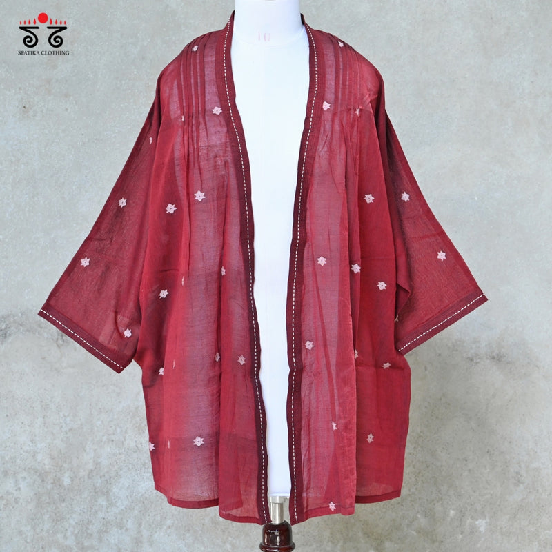 Handwoven Jamdhani Overlay