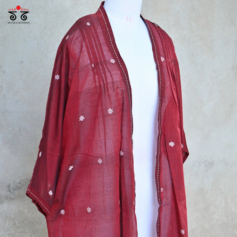 Handwoven Jamdhani Overlay