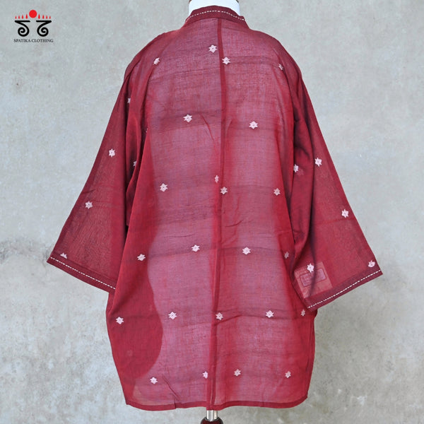 Handwoven Jamdhani Overlay