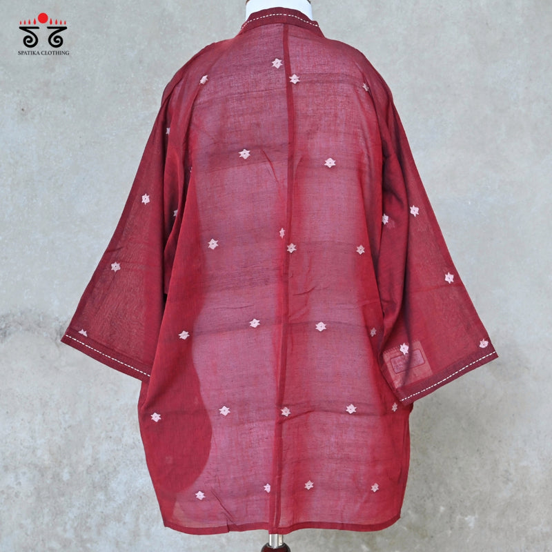 Handwoven Jamdhani Overlay