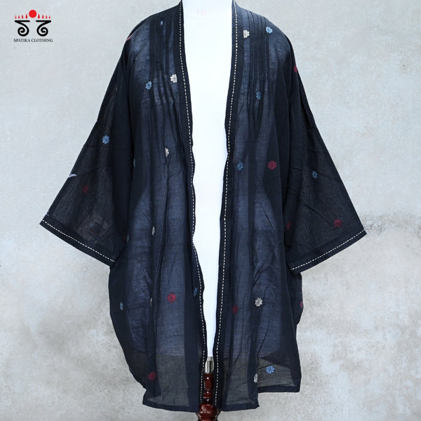 Handwoven Jamdhani Overlay