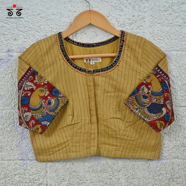 Pen Kalamkari Ponduru Blouse