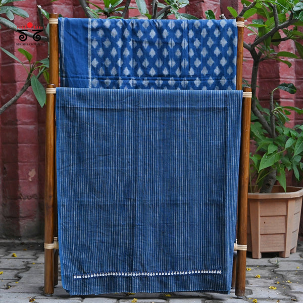 Indigo Telia Fabric Set of 2