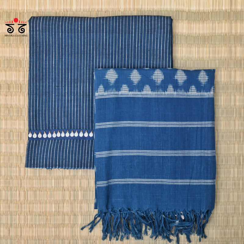 Indigo Telia Fabric Set of 2