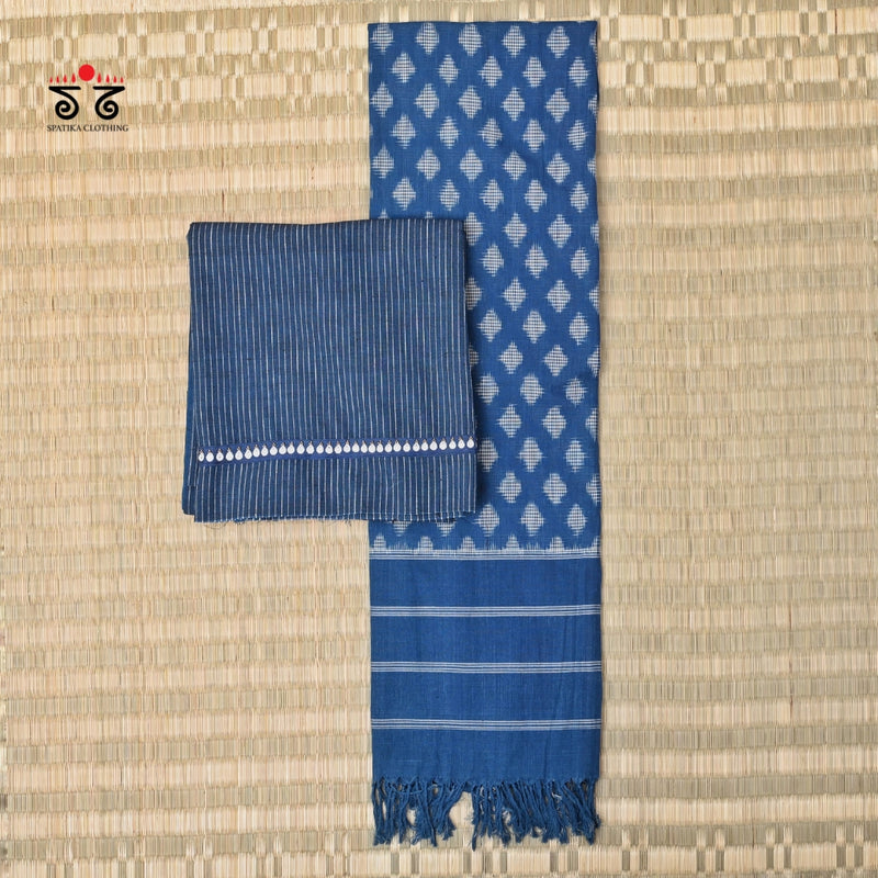 Indigo Telia Fabric Set of 2
