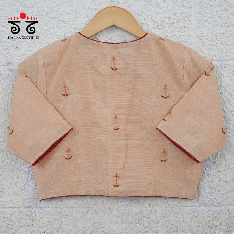 Jamdhani Hand - Embroidered Blouse