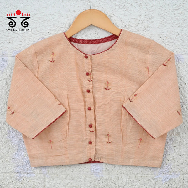 Jamdhani Hand - Embroidered Blouse