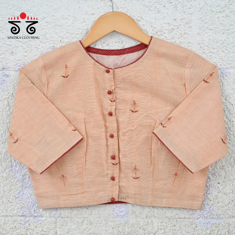 Jamdhani Hand - Embroidered Blouse