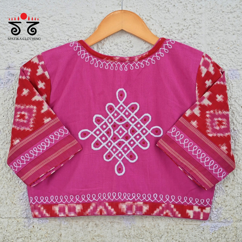 Telia Rumal - Kolam Blouse