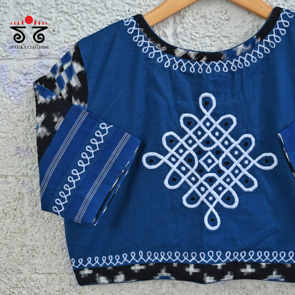 Telia Rumal - Kolam Blouse