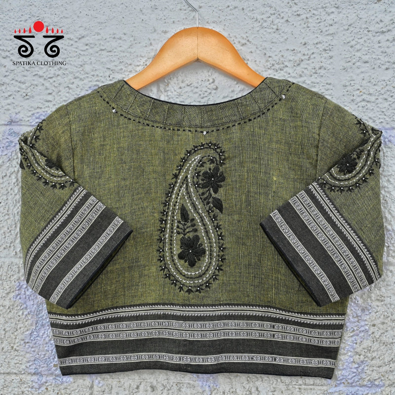Chikan Hand - Embroidered Blouse