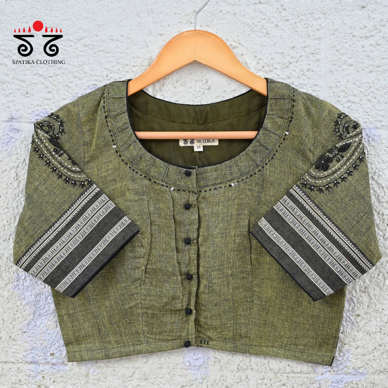 Chikan Hand - Embroidered Blouse