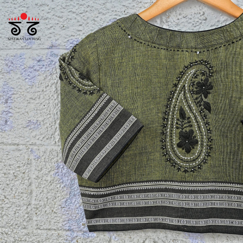 Chikan Hand - Embroidered Blouse