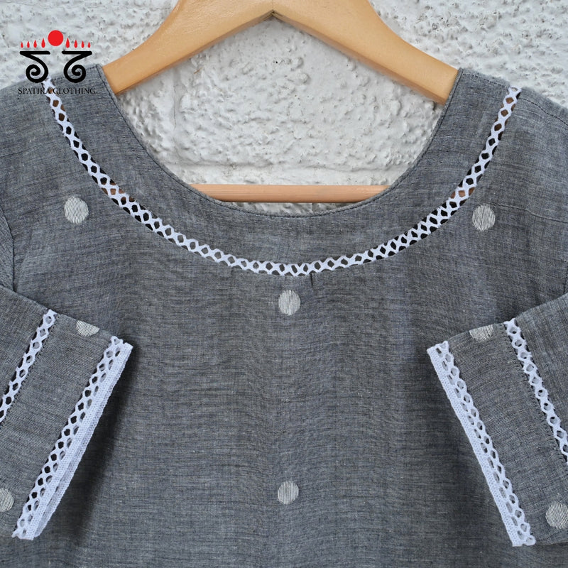 Jamdhani Lace Hand Crafted Blouse