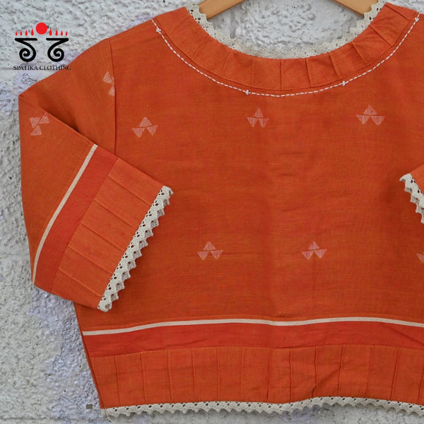 Jamdhani Lace Hand Crafted Blouse