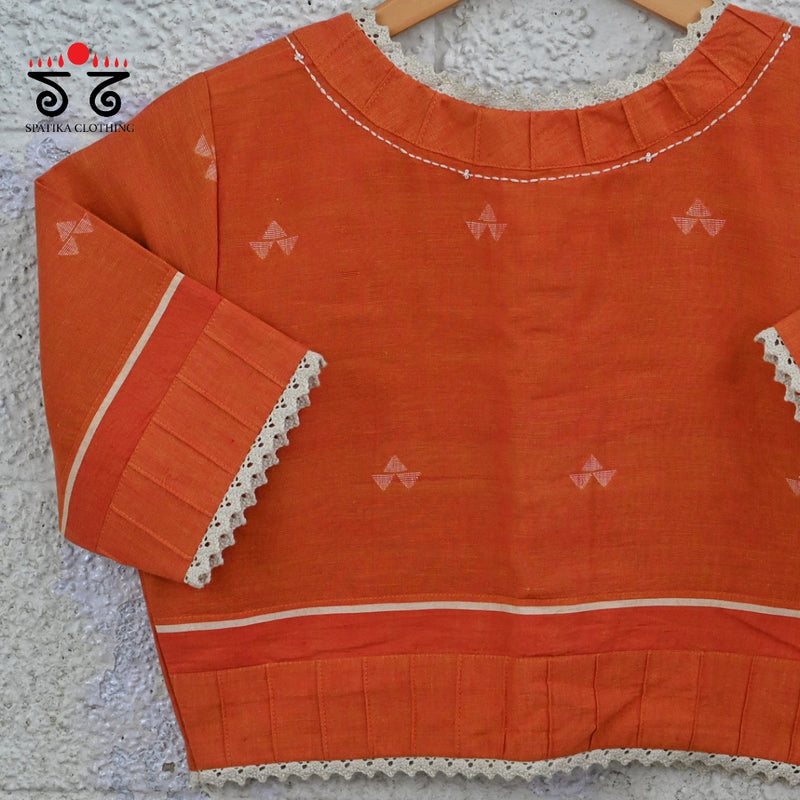 Jamdhani Lace Hand Crafted Blouse