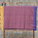 Hand Embroidered Patteda-Anchu saree