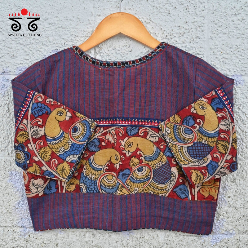 Pen Kalamkari Ponduru Blouse