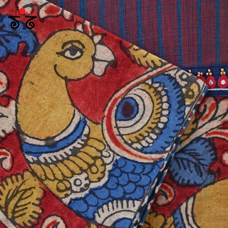 Pen Kalamkari Ponduru Blouse