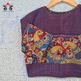 Pen Kalamkari Ponduru Blouse