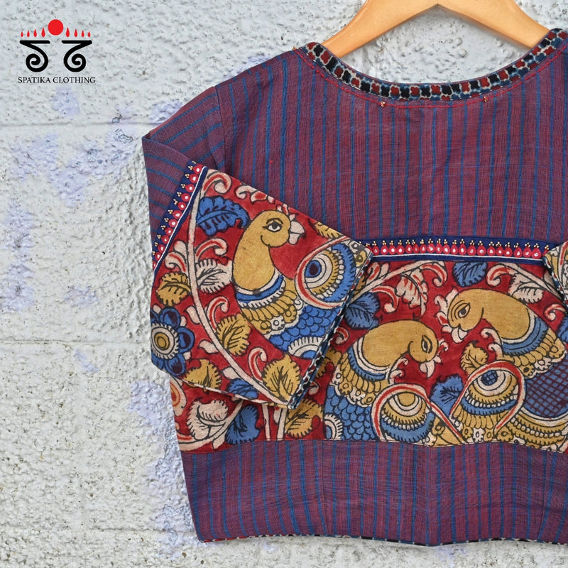 Pen Kalamkari Ponduru Blouse