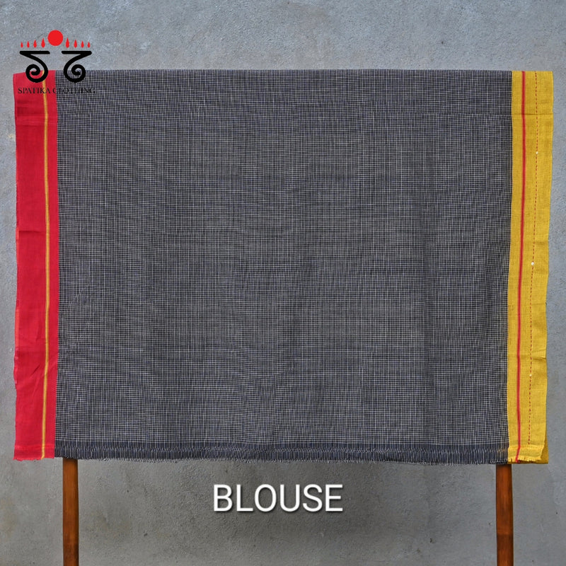 Hand Embroidered Patteda-Anchu saree