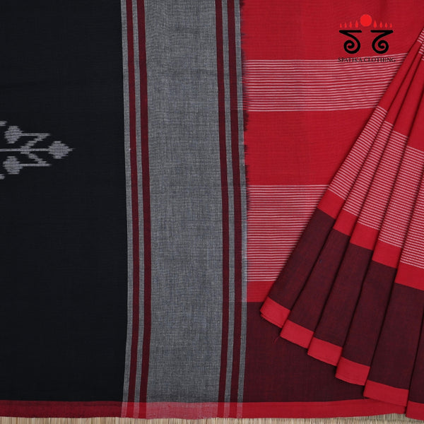 Ikat Handwoven Cotton Saree