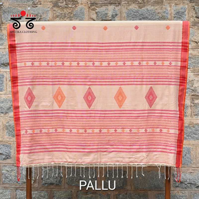 Jamdhani on Bengal Cotton Saree