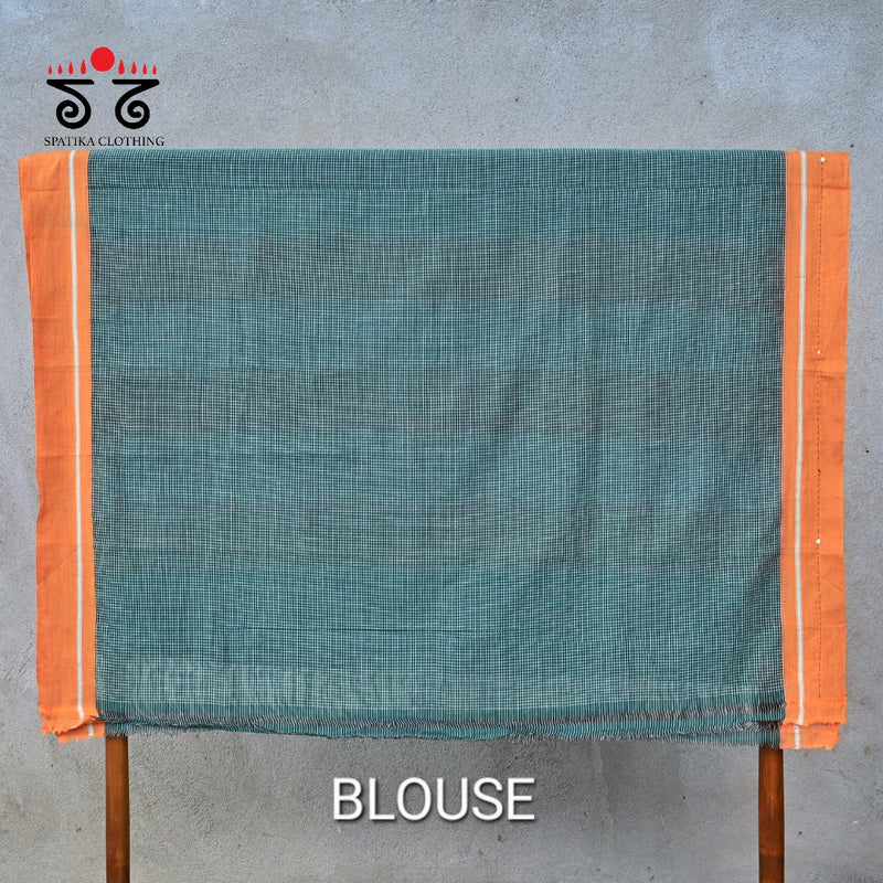 Hand Embroidered Patteda-Anchu saree