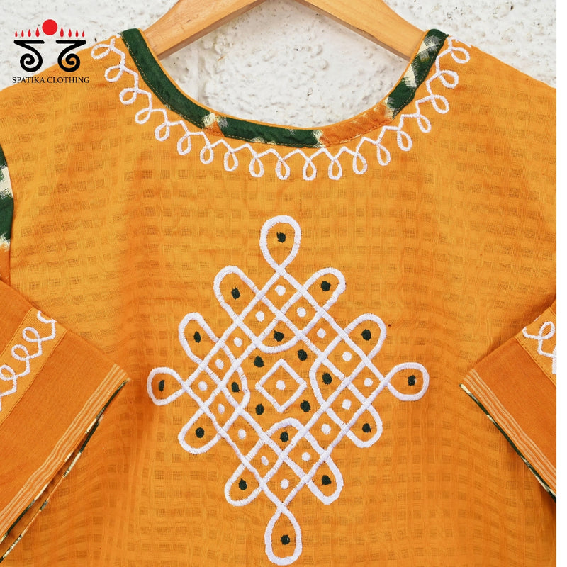 Telia Rumal - Kolam Blouse