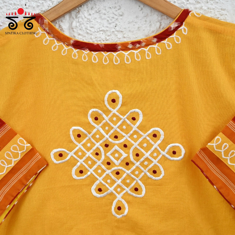 Telia Rumal - Kolam Blouse