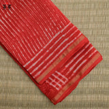 Batik on Chanderi Silk Cotton Saree