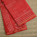 Batik on Chanderi Silk Cotton Saree