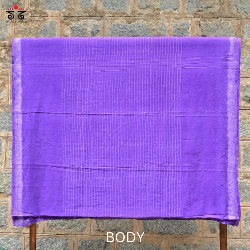 Batik and Block Printed Cotton Saree