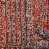 Bagru Block Printed  Kota Cotton Saree